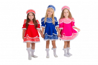 Карнавальный костюм “Хороводная девочка” розовая