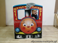 Игровой модуль Паровоз красный (1)