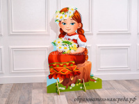 Театральная декорация Аленушка с цветами