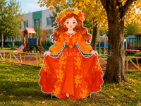 Уличная фигурв Осенняя красавица