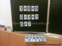 Набор магнитных карточек Цифры и знаки 80 шт (3)