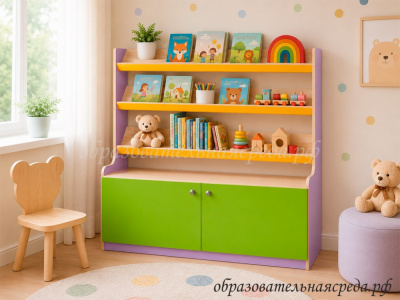 Книжный уголок (с дверьми)