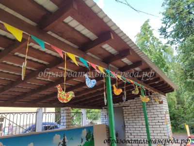 Комплект украшения веранды Птички расписные - 15 шт (3)