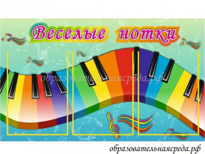Стенд Весёлые нотки