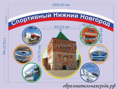 Настенная композиция Спортивный Нижний Новгород
