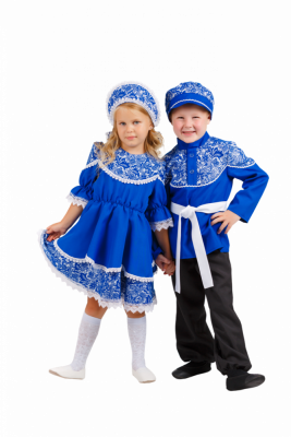 Карнавальный костюм “Хороводный мальчик” синий