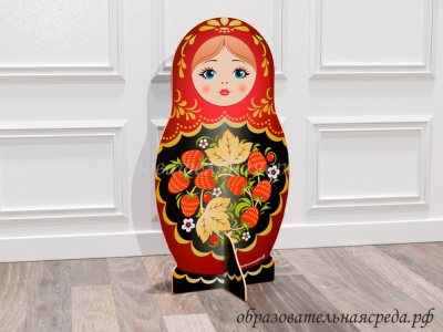 Театральная декорация Матрёшка хохлома