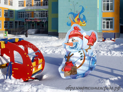 Уличная фигура Снеговик
