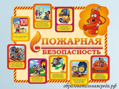 Настенное панно Пожарнаяя безопасноcть