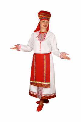 Карнавальный костюм “Фино-угорская женщина” взрослый