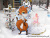 Уличная фигура Новогодняя лисичка Уличная фигура Новогодняя лисичка