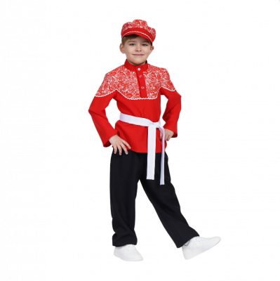 Карнавальный костюм “Хороводный мальчик” красный